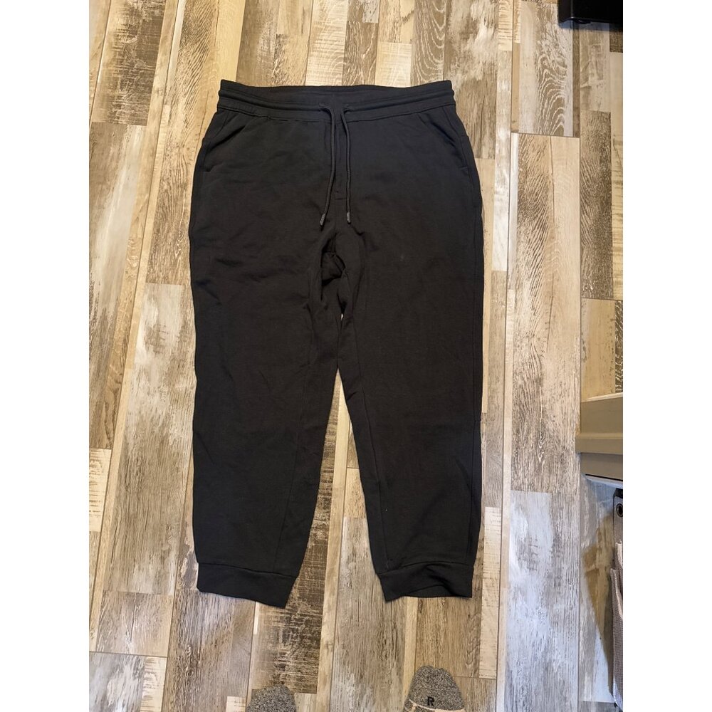 Public Rec Weekend Jogger 34/28 Black Midweight French Terry Mens Pants
